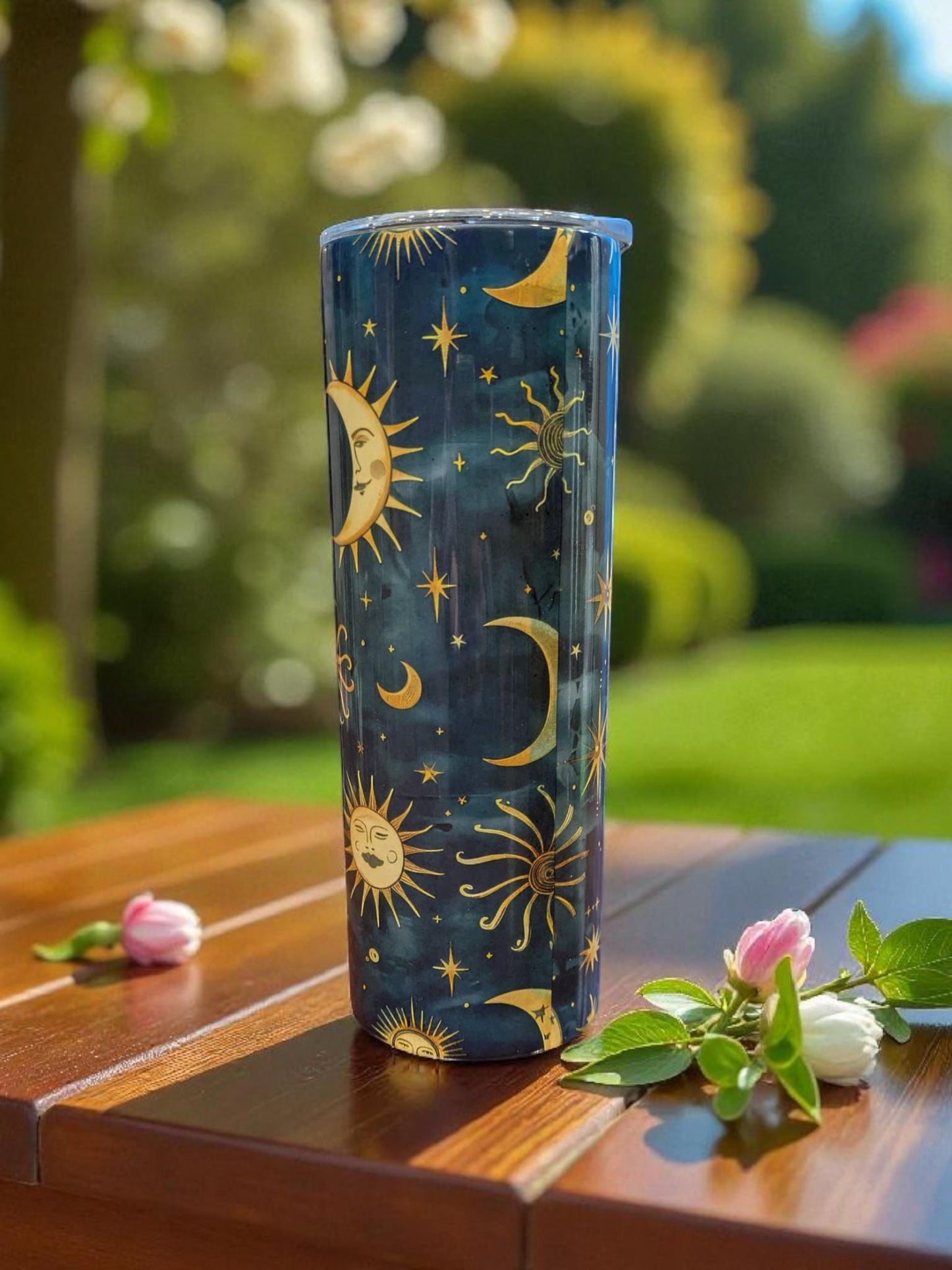 Sun and Moon Tumbler, Straight Skinny 20oz