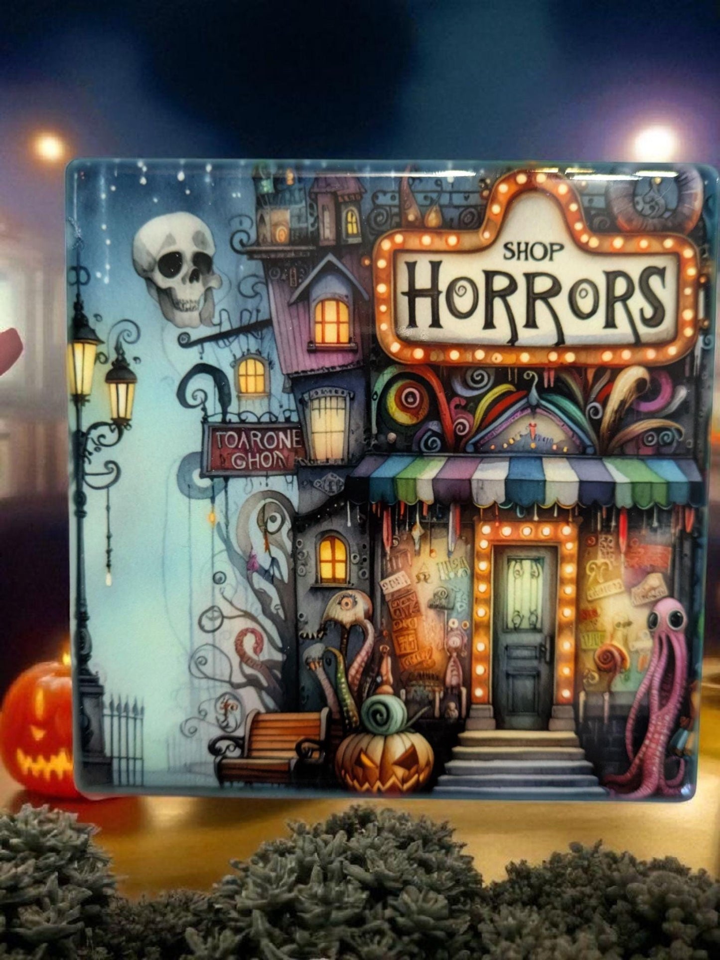 Halloween Horror Coasters, Set of 4