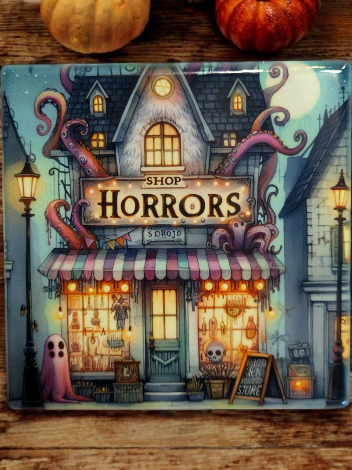 Halloween Horror Coasters, Set of 4