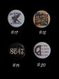 Anti Trump Buttons, Anti MAGA, No Kings, Pin Back, 1.25"