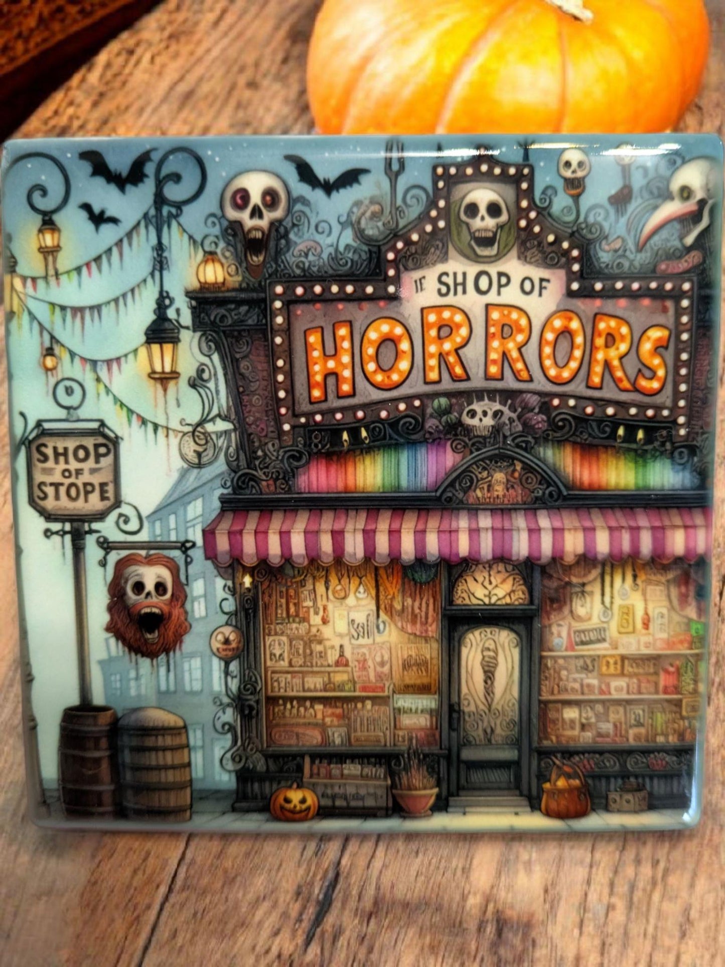 Halloween Horror Coasters, Set of 4