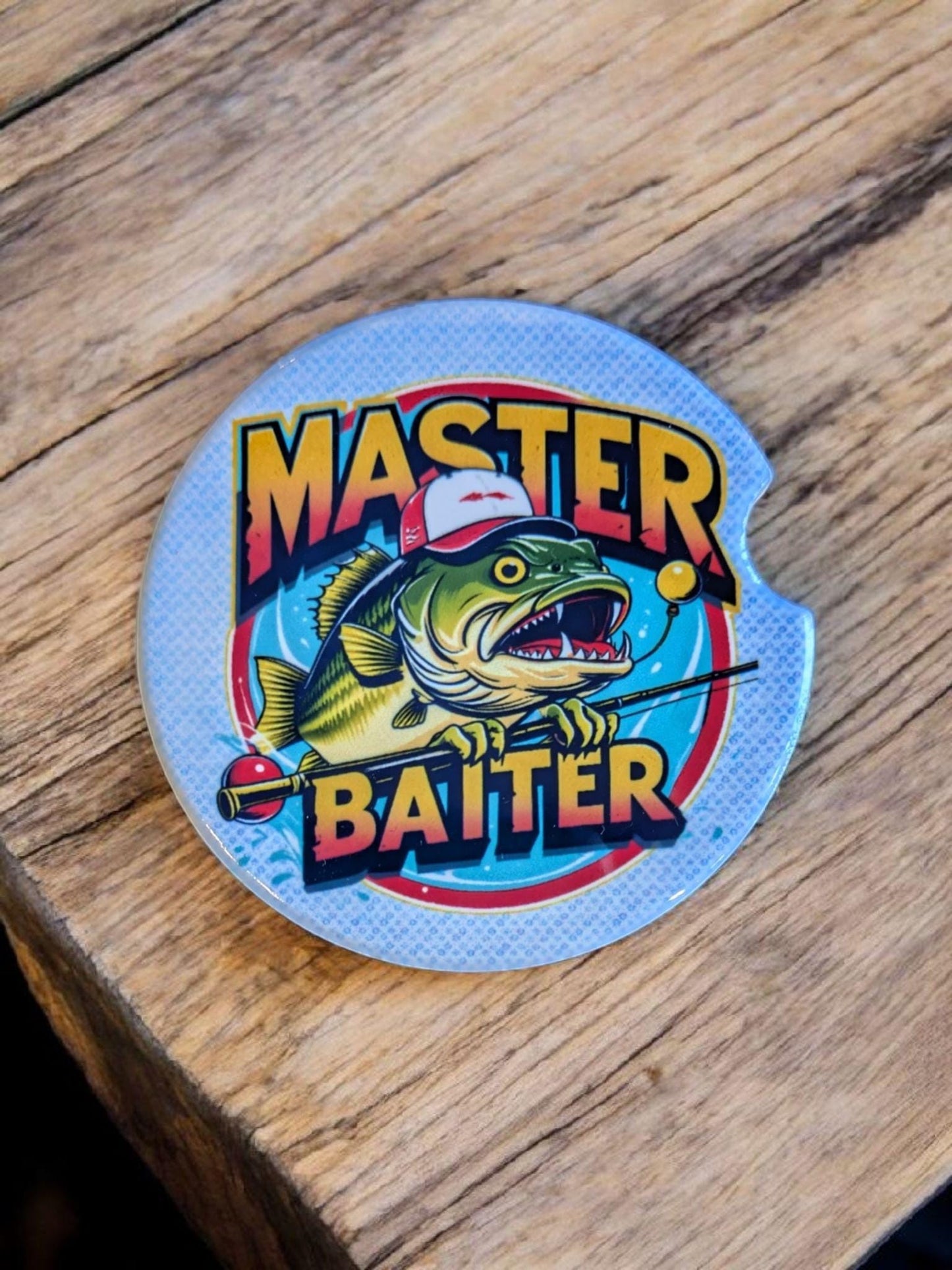 Car Coasters, Fishing, Set of 2