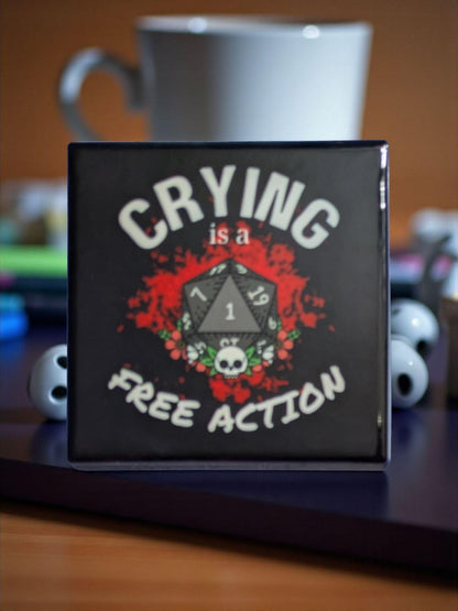 Don't Worry I Have A Plan, Game Night, RPG, Square Coasters Set of 2
