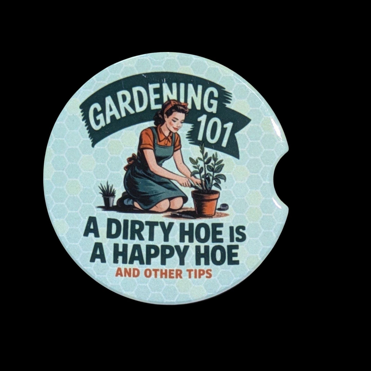 Car Coasters, Gardening, Horticulture Set of 2