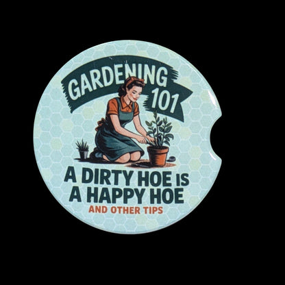 Car Coasters, Gardening, Horticulture Set of 2