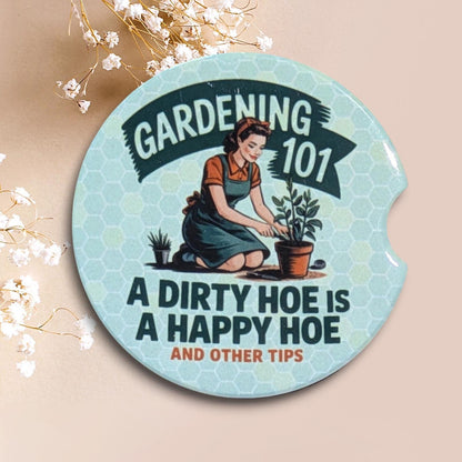 Car Coasters, Gardening, Horticulture Set of 2