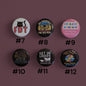 Female Rights Buttons, Equal Rights, Anti Trump Pins, 1.25"