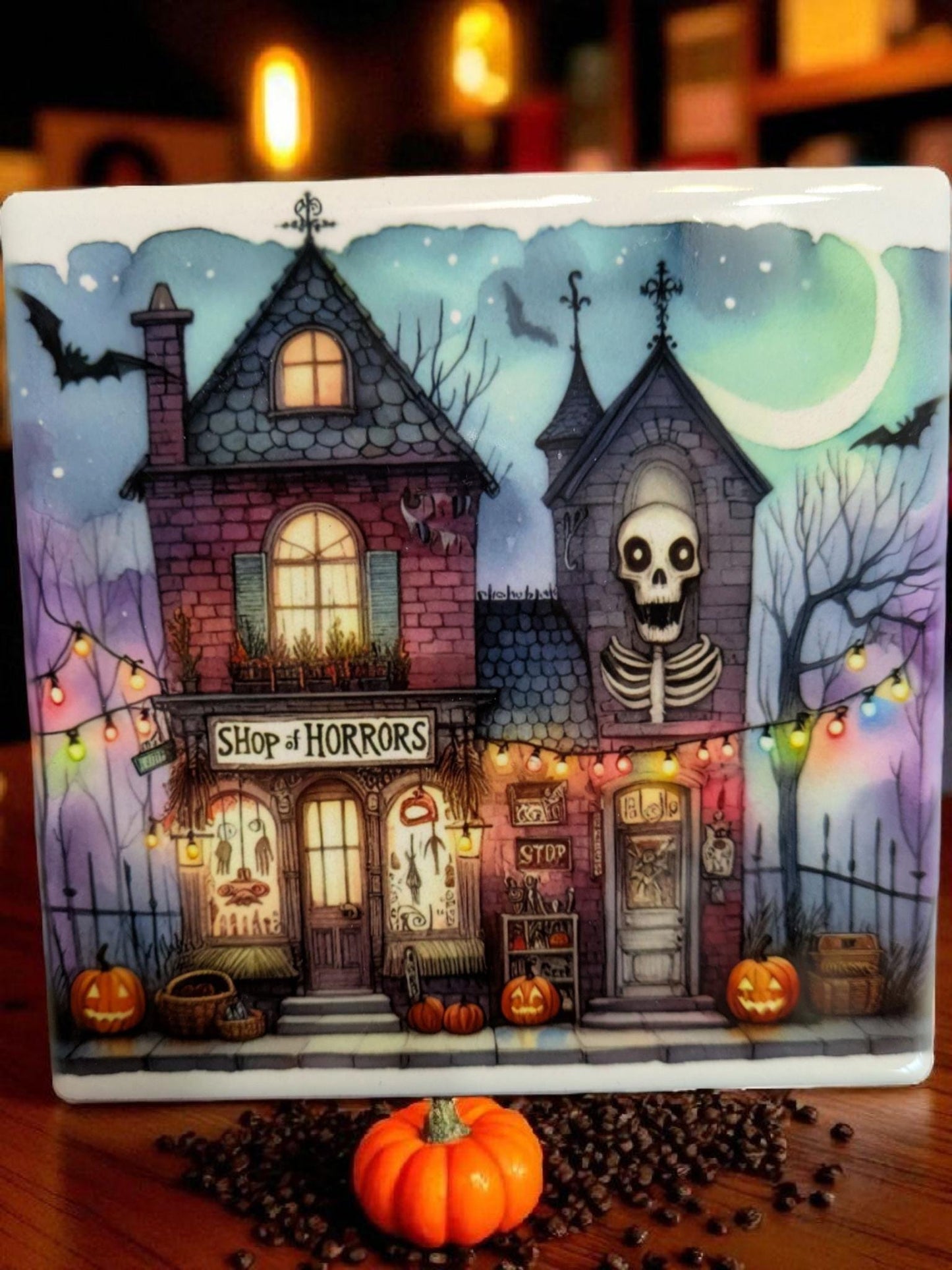 Halloween Horror Coasters, Set of 4