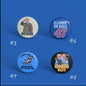 Anti Trump Buttons, He's On The List, He Didn't Win, He Wasn't Shot, pins 1.25"